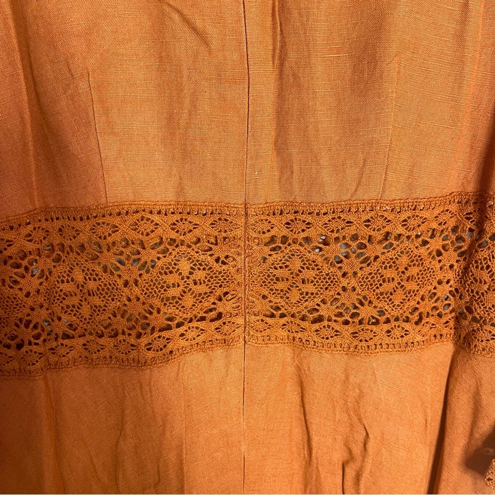 NWT Eddy Mary Linen Maxi Dress - Picture 13 of 14